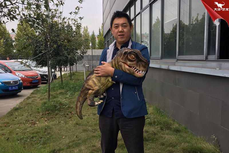 恐龍手偶，抱在手里的恐龍