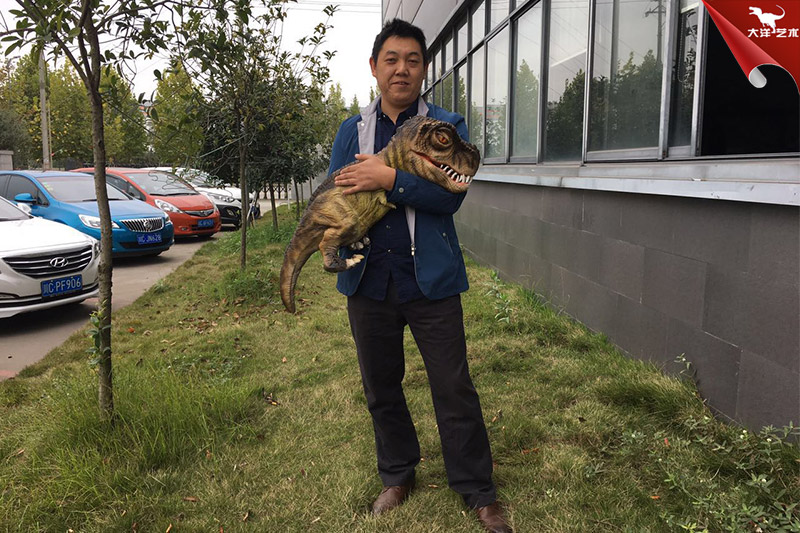 恐龍手偶，抱在手里的恐龍
