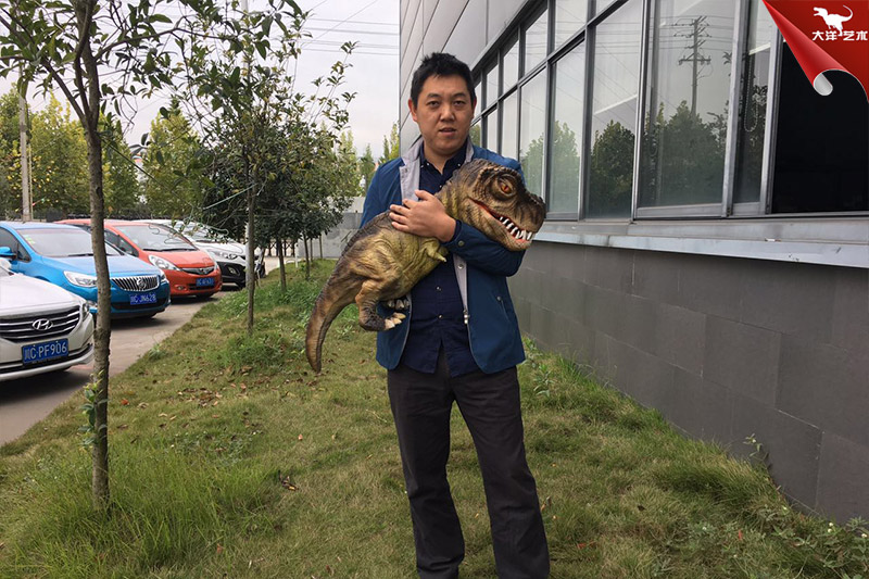 恐龍手偶，抱在手里的恐龍