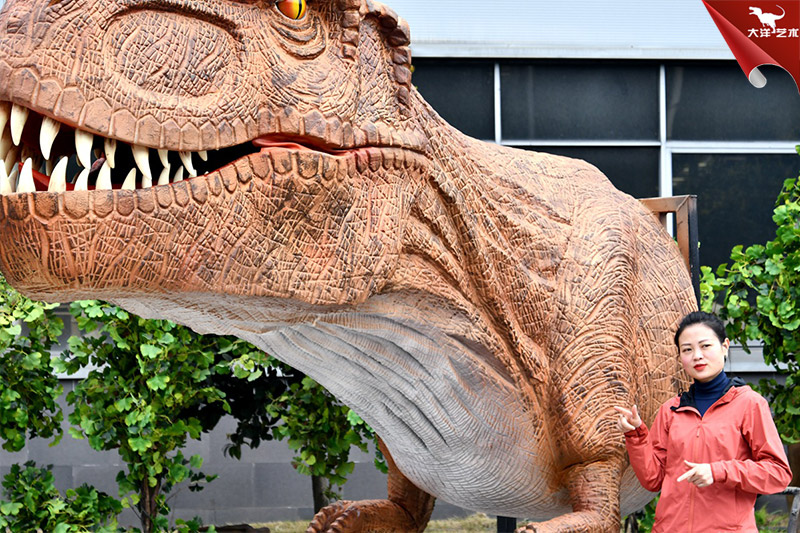 霸王龍頭-仿真恐龍