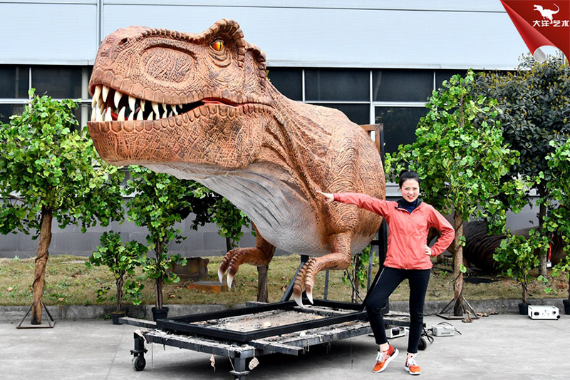 霸王龍頭-仿真恐龍