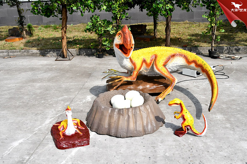 仿真竊蛋龍，仿真恐龍模型租售服務(wù)