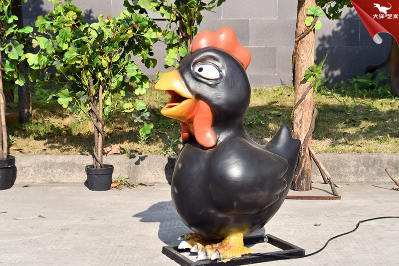 仿真動物雕塑，卡通雕塑，公雞雕塑