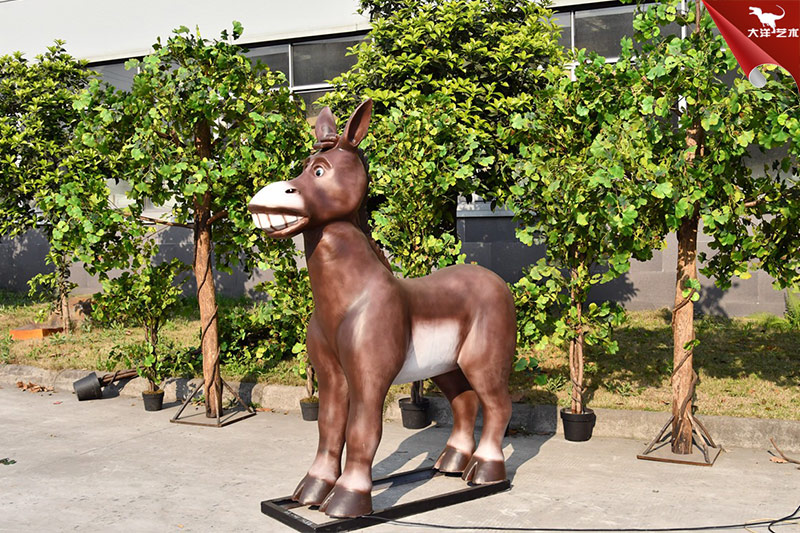 仿真驢，仿真動(dòng)物雕塑，卡通動(dòng)物模型
