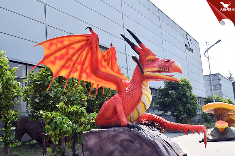 仿真火龍，仿真恐龍模型