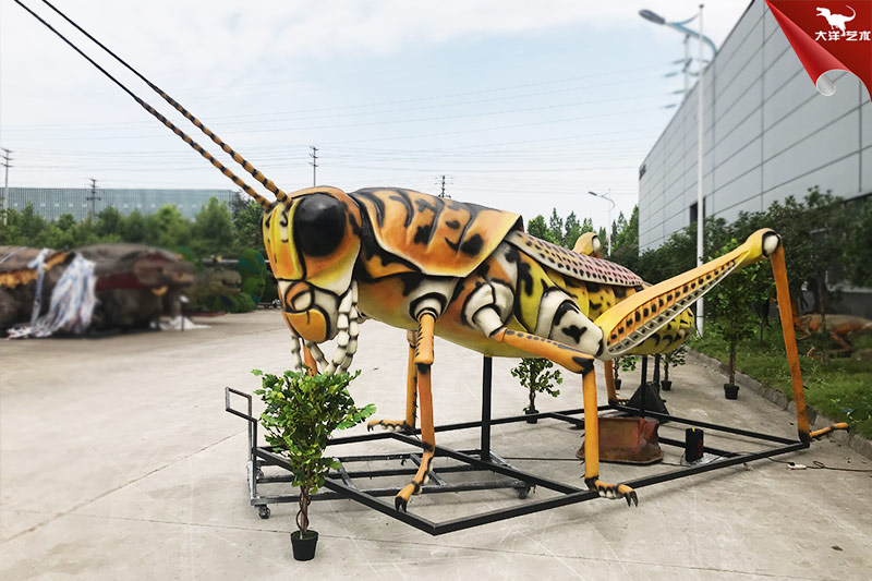 蚱蜢，仿真昆蟲模型制作