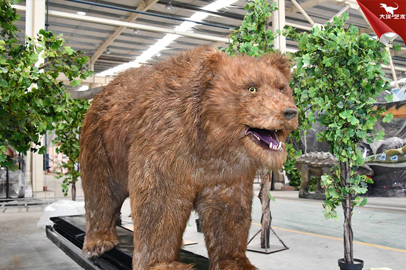 仿真棕熊，仿真熊，動(dòng)物模型制作