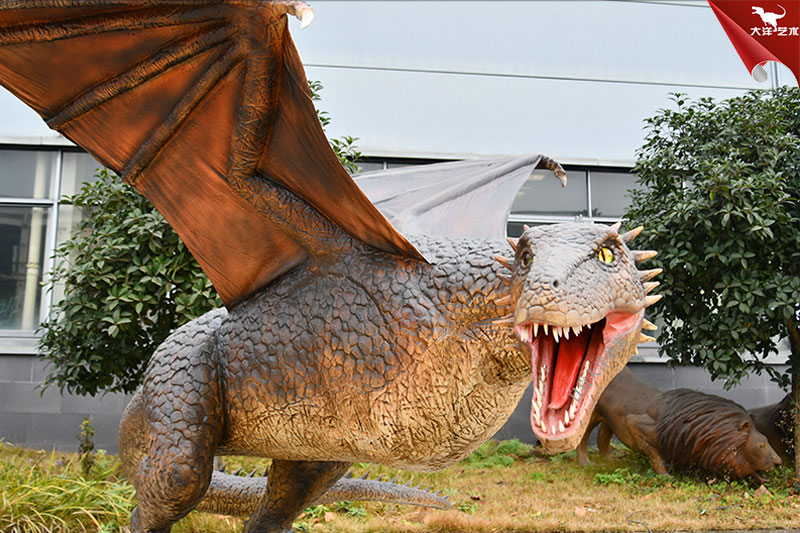 仿真西方飛龍模型