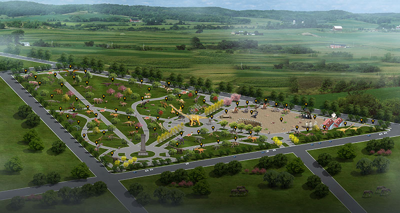 哈薩克斯坦恐龍公園設計方案