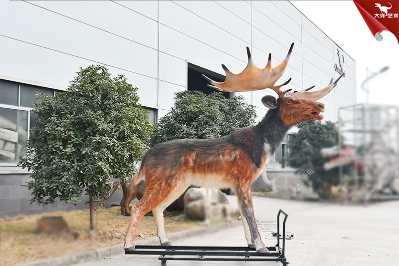 愛(ài)爾蘭大角鹿 1:1手工制作仿真動(dòng)物模型