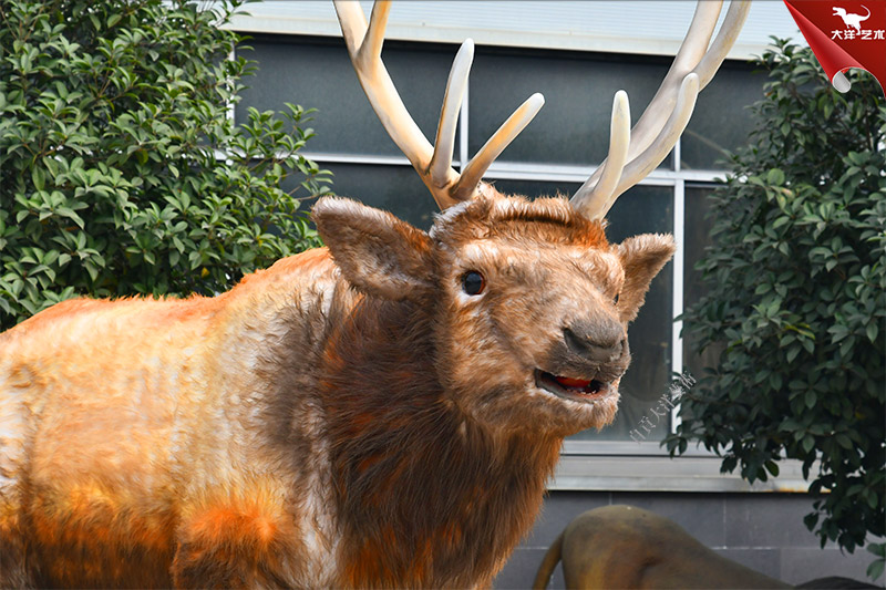 仿真麋鹿模型 動(dòng)物仿真模型廠家