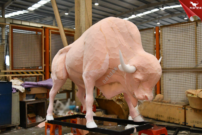 仿真野牛 動(dòng)物仿真模型