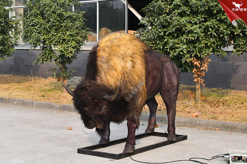 仿真野牛 動(dòng)物仿真模型