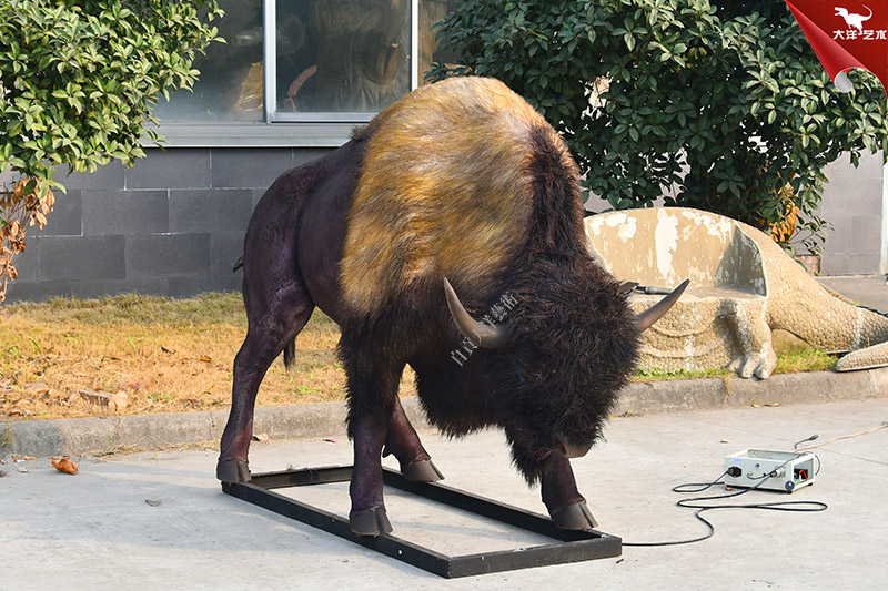 仿真野牛 動(dòng)物仿真模型