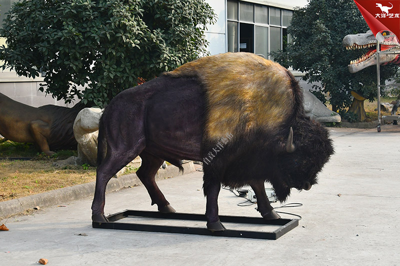 仿真野牛 動(dòng)物仿真模型