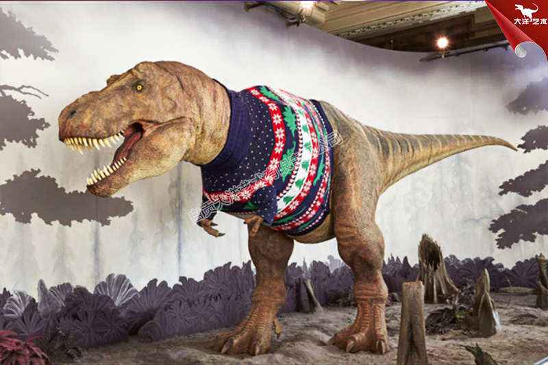 仿真活體霸王龍機械模型