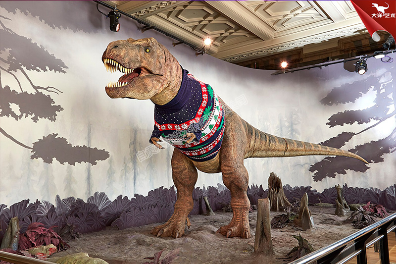 仿真活體霸王龍機械模型