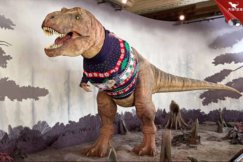 仿真活體霸王龍機械模型